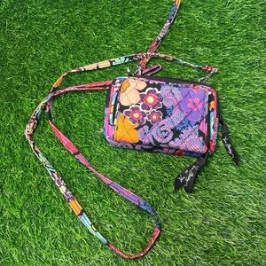 Vera Bradley crossbody wallet purse cute floral
